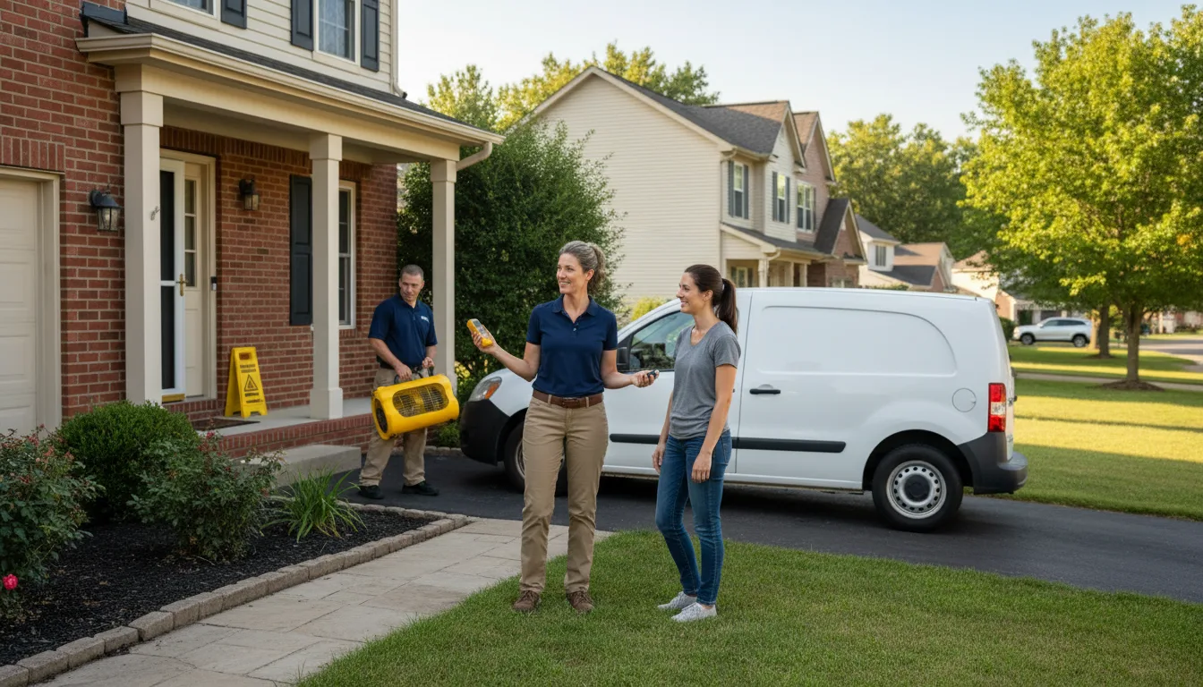 Water restoration image for Dehumidification And Cleanup Services in Sugar Land, TX